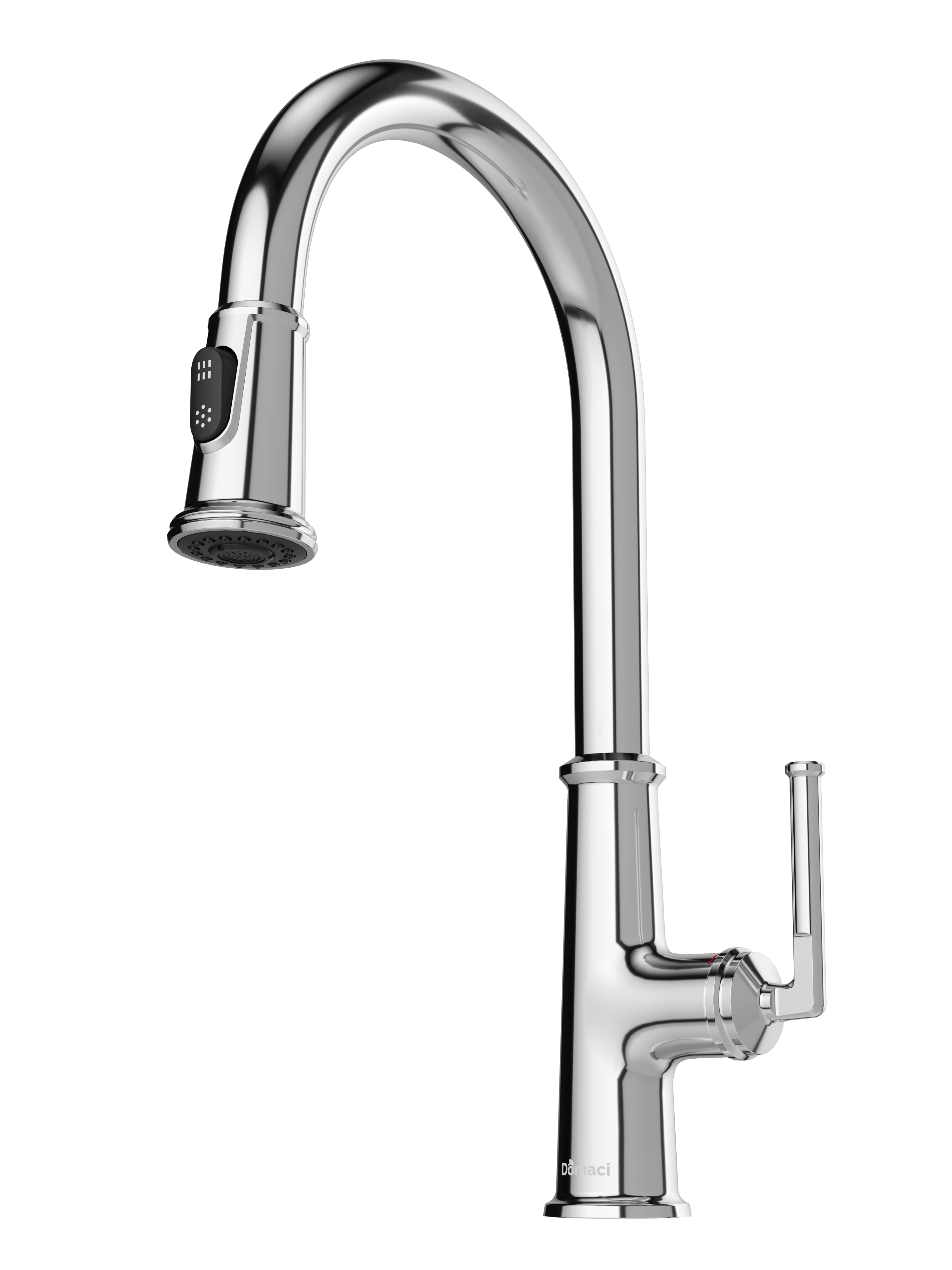 Смеситель для кухни Domaci Римини D569182CR глянцевый хром, латунный, рычажный купить в Тамбове