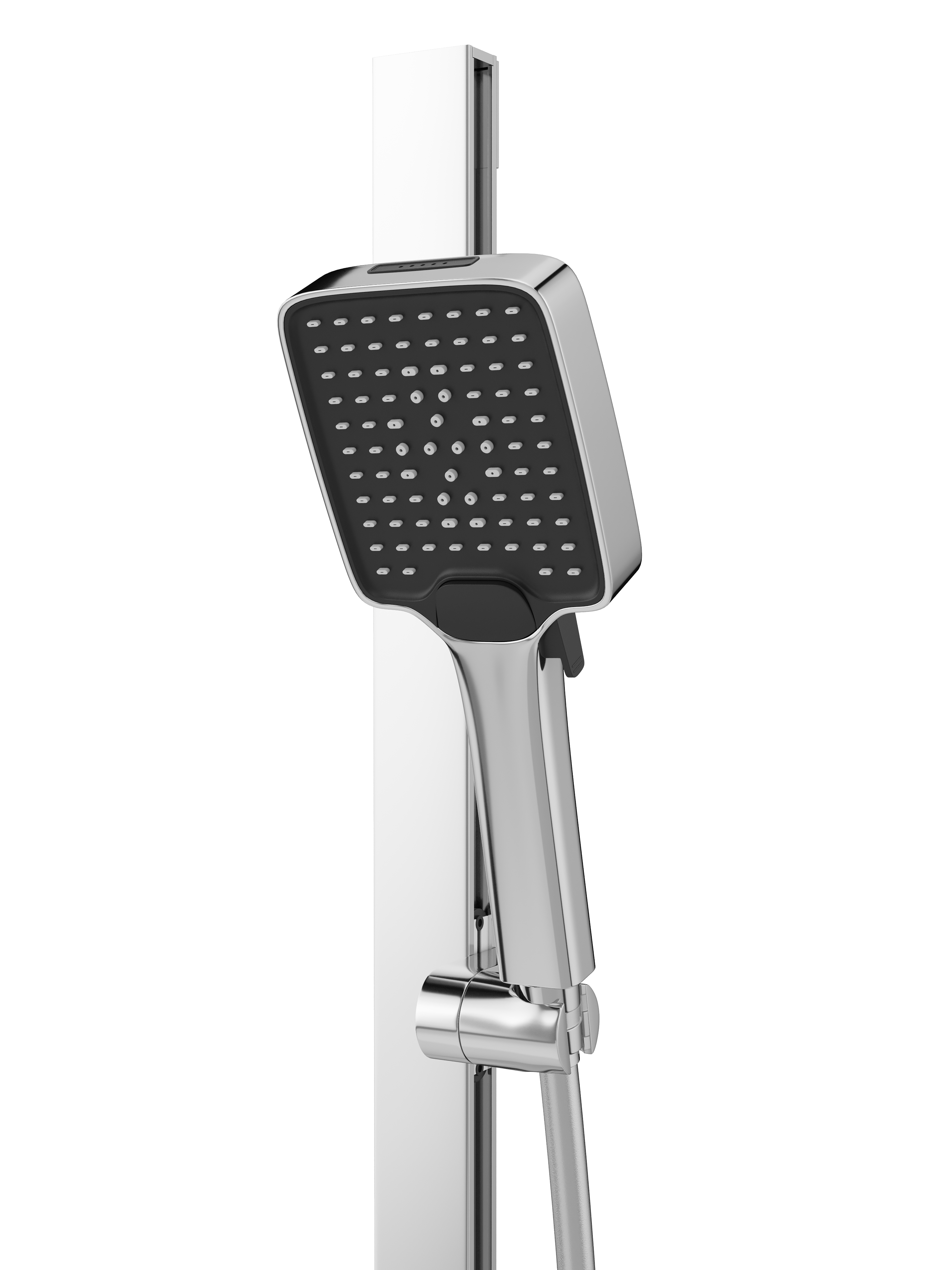 Душевой комплект STWORKI Смеситель для ванны с душем Брамминг S40100CR + Душевой гарнитур Ольборг S20190CR, хром купить в Тамбове
