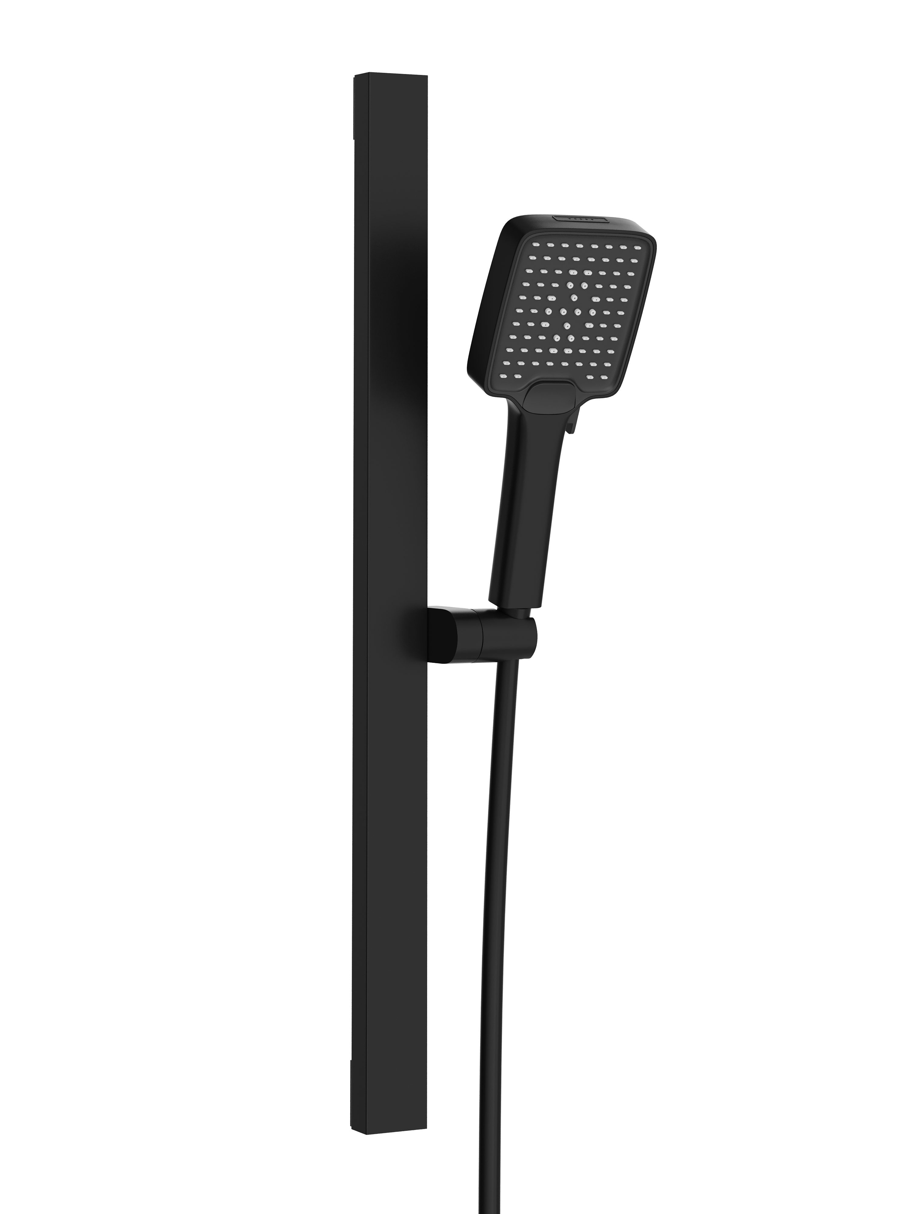 Душевой комплект STWORKI Смеситель для ванны с душем Хадстен S17100BK + Душевой гарнитур Ольборг S20190BK, матовый черный купить в Тамбове