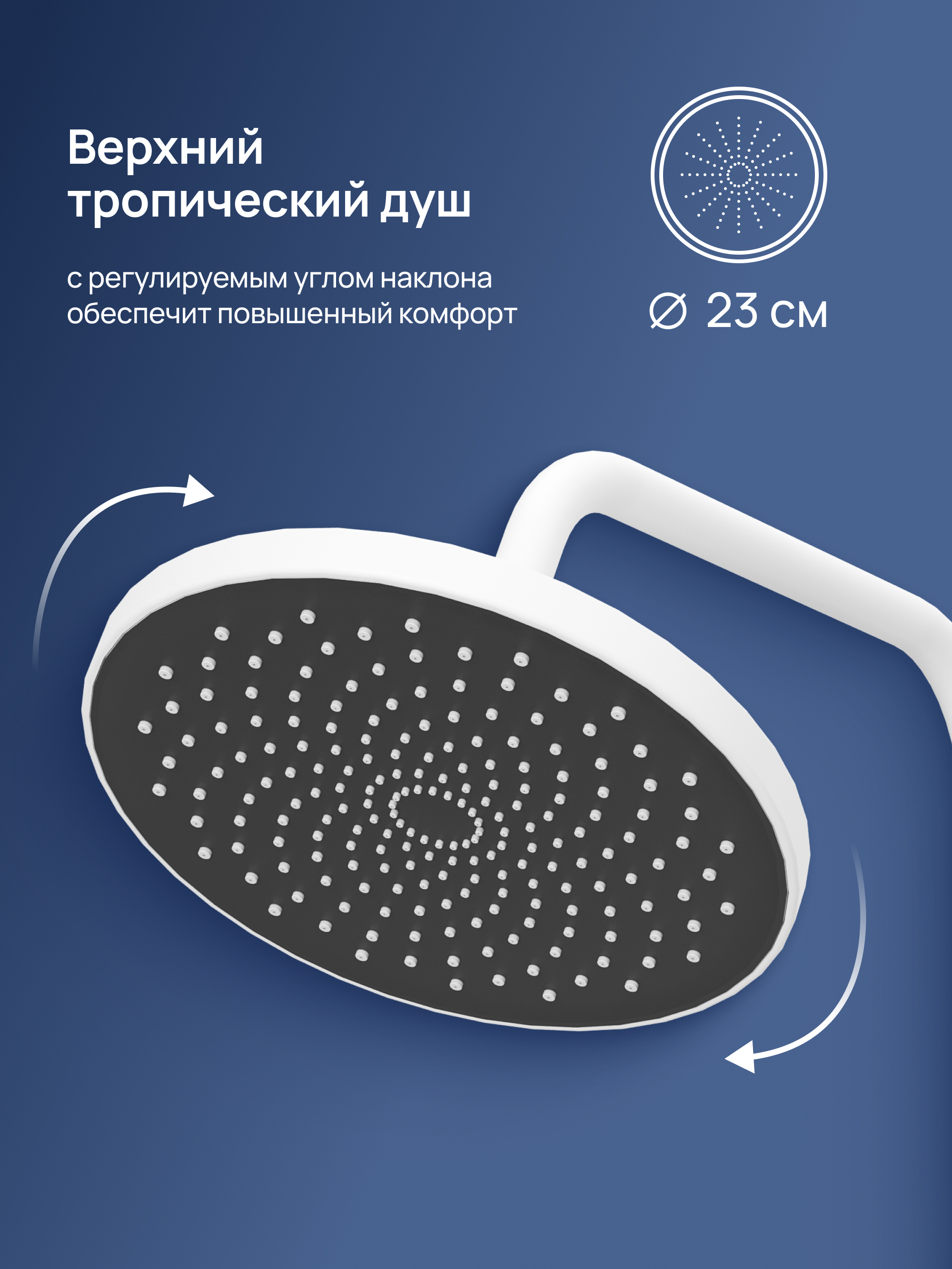 Душевая стойка STWORKI Киркенес S45170WH со смесителем, матовая белая купить в Тамбове