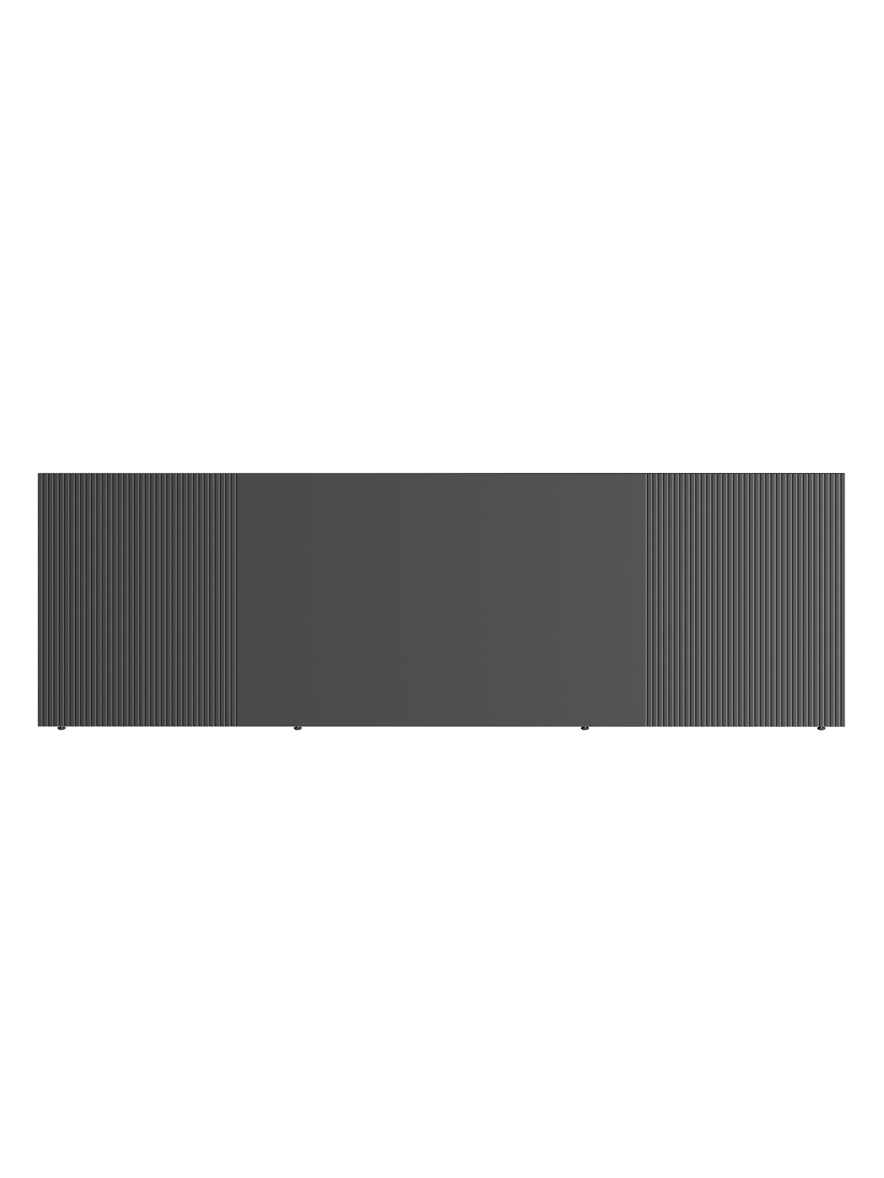 Чугунная ванна STWORKI Сьон S5317011WH 170x70 см, пристенная, белая, на ножках, с экранами, антрацит купить в Тамбове