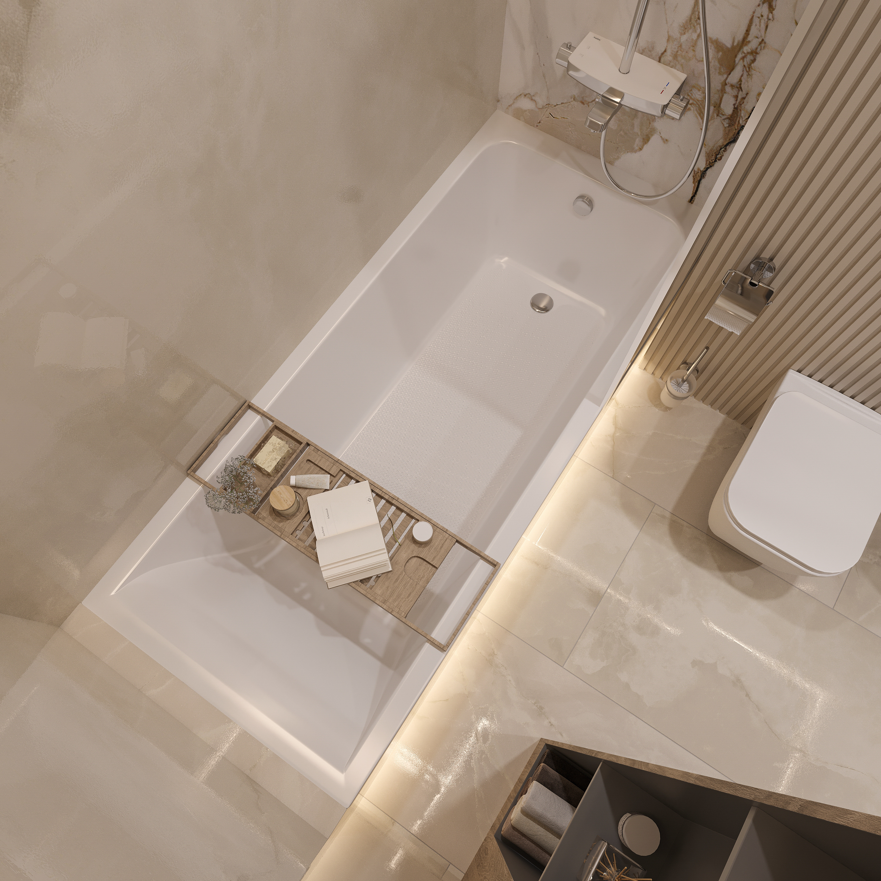Акриловая ванна STWORKI Стокгольм 180x70 см, встраиваемая, белая, с каркасом купить в Тамбове