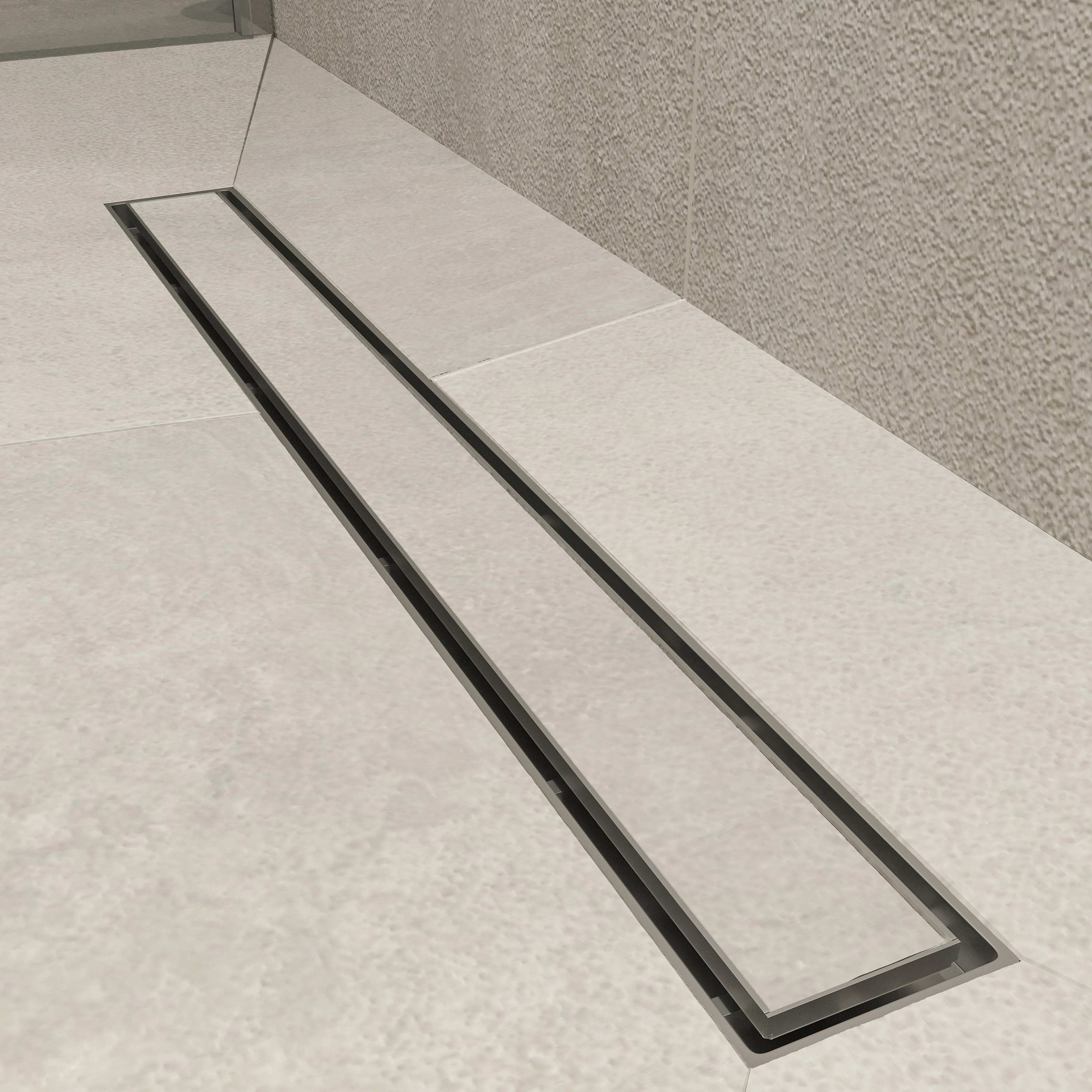 Душевой трап (лоток) CK DRAIN 1105-00155 55 см, решетка хром, с сифоном, под плитку купить в Тамбове