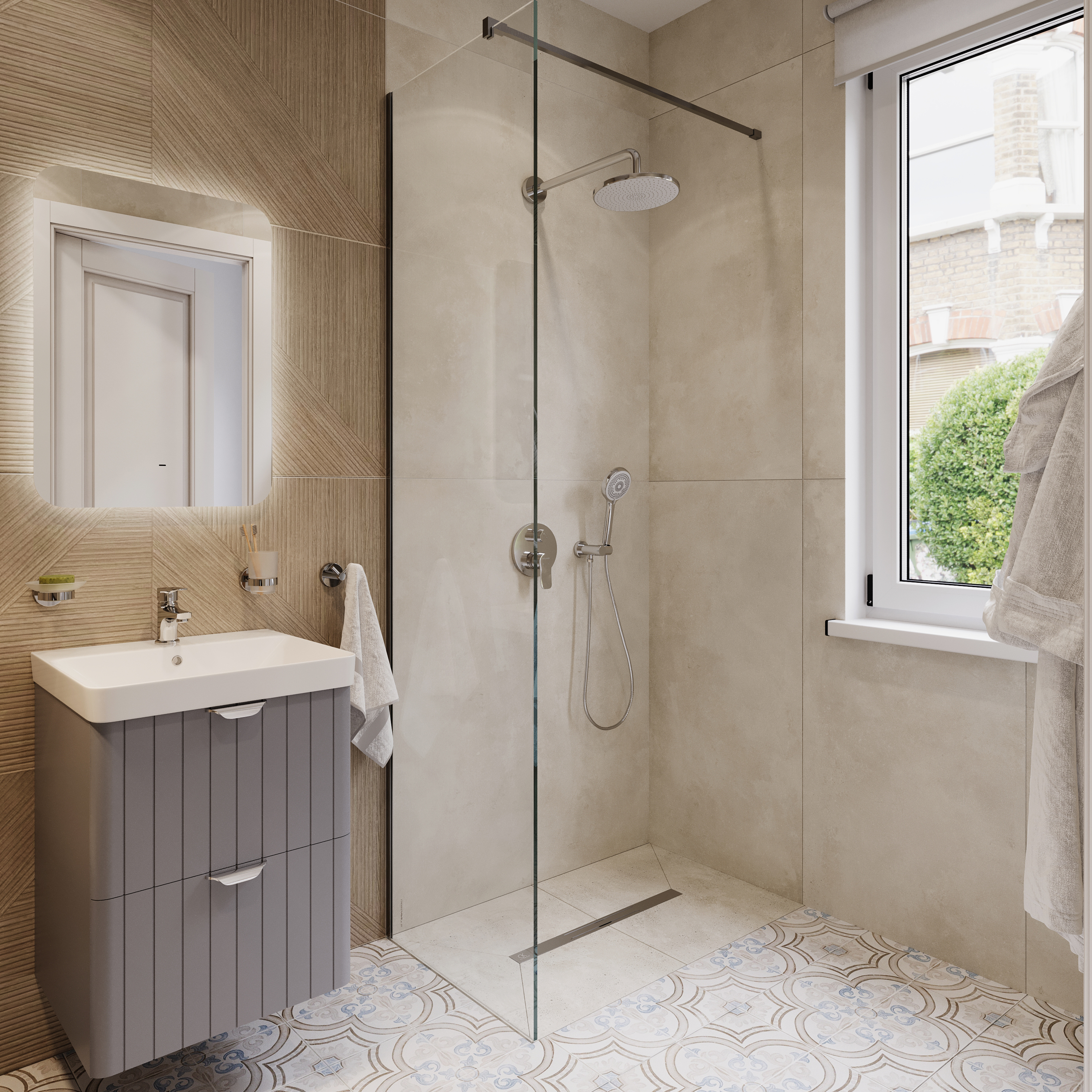 Душевой лоток CK DRAIN VERA-SAQUA014 60 см, двойной, с мокрым затвором, щелевой, из нержавеющей стали, с решеткой купить в Тамбове