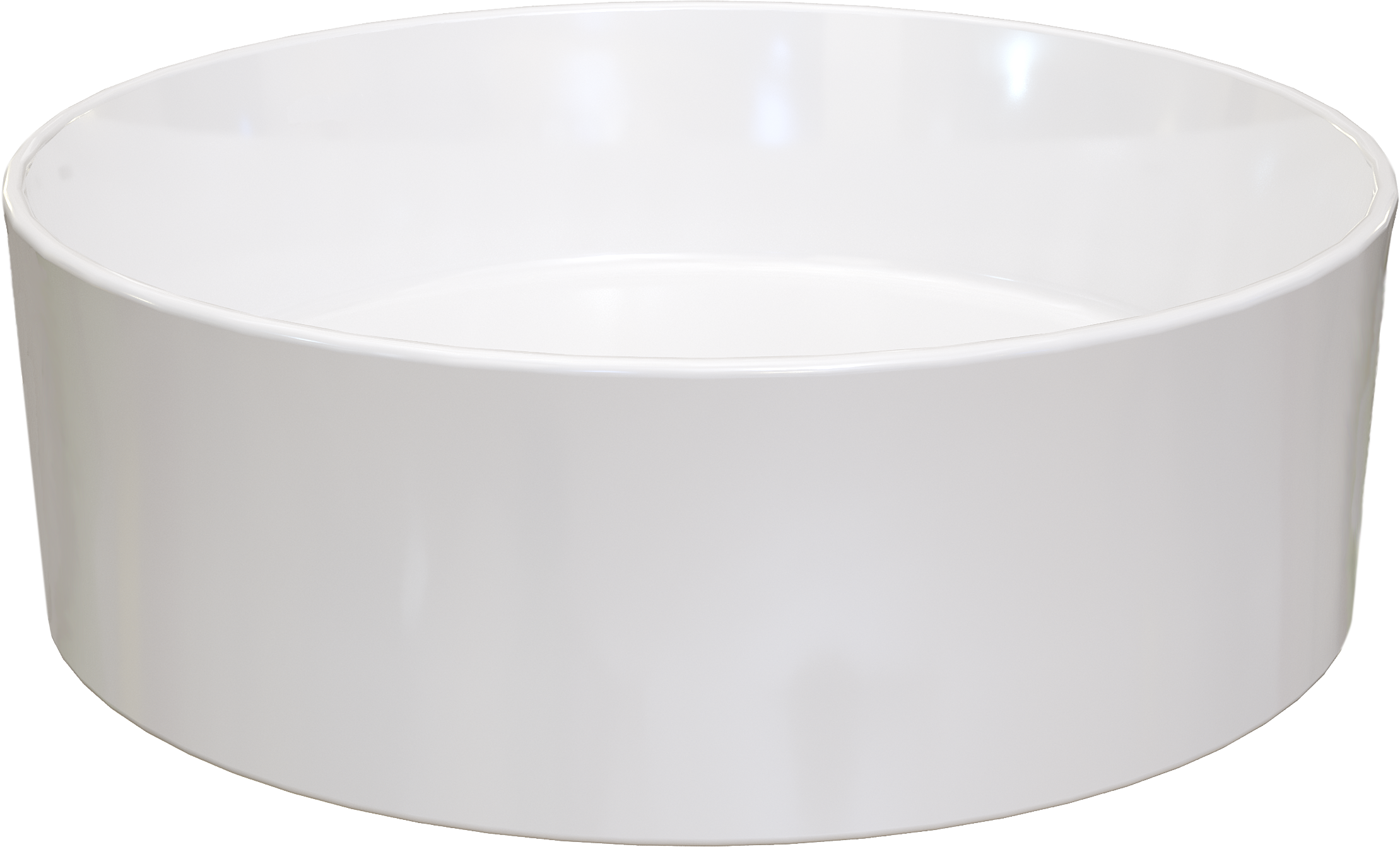 купить Накладная раковина BOCCHI Vessel 1174-061-0125 38 глянцевая белая, круглая