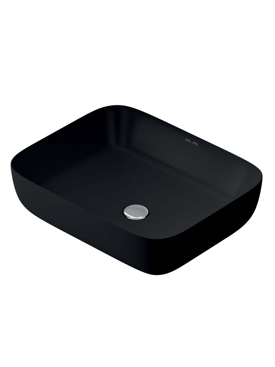 Комплект 2 в 1 Смеситель STWORKI Эстерсунд S31010BK, черный + Накладная раковина AM.PM Func M8FWCC10510BM 51 матовая черная купить в Тамбове