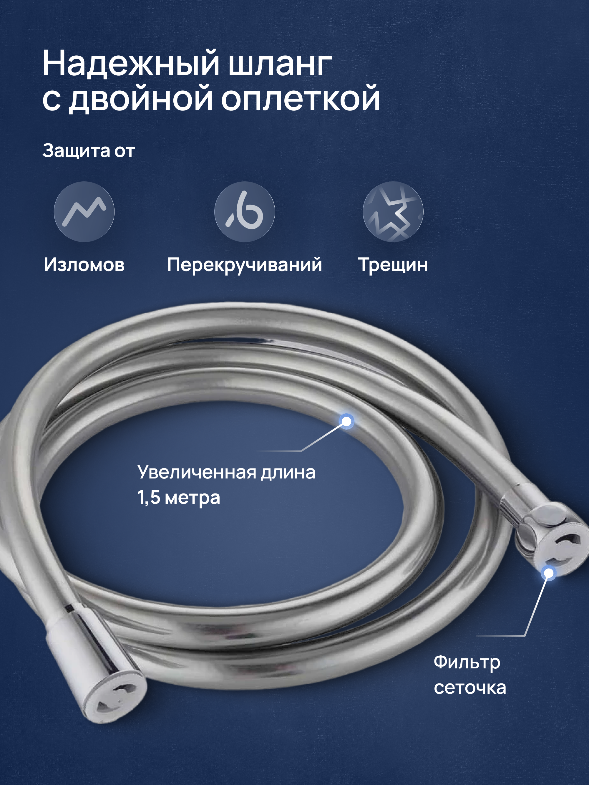 Душевая стойка STWORKI Аулум S06170CR со смесителем, хром купить в Тамбове