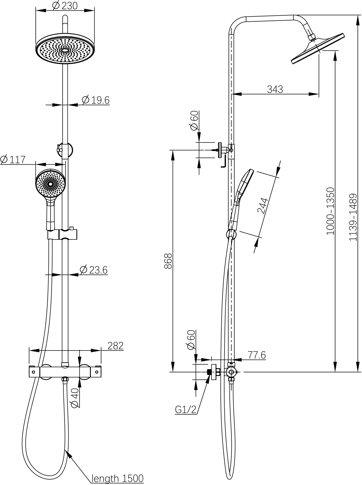 Комплект Ванна из искусственного камня STWORKI Ольборг ФР-00014088 + Ножки ФР-00014106 + Слив-перелив Wirquin 30718585 + Стойка Сортланд S10160CR хром купить в Тамбове