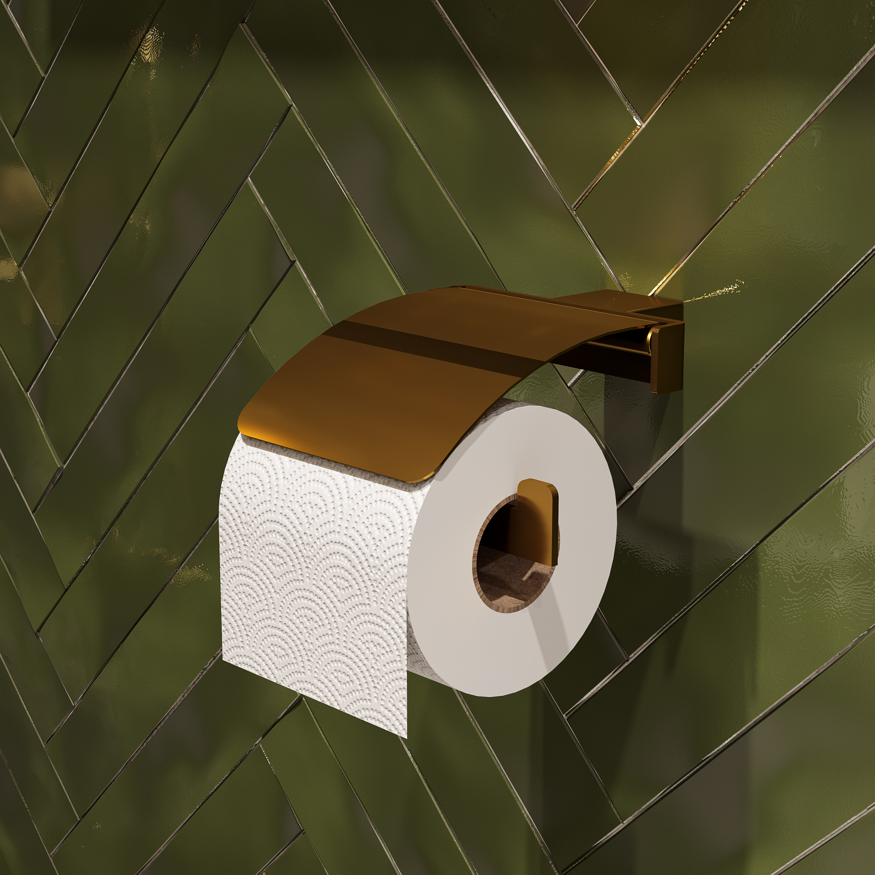 Держатель для туалетной бумаги DEKOR BANYO SS 304 Gold SS304 007 12 настенный, золото купить в Тамбове