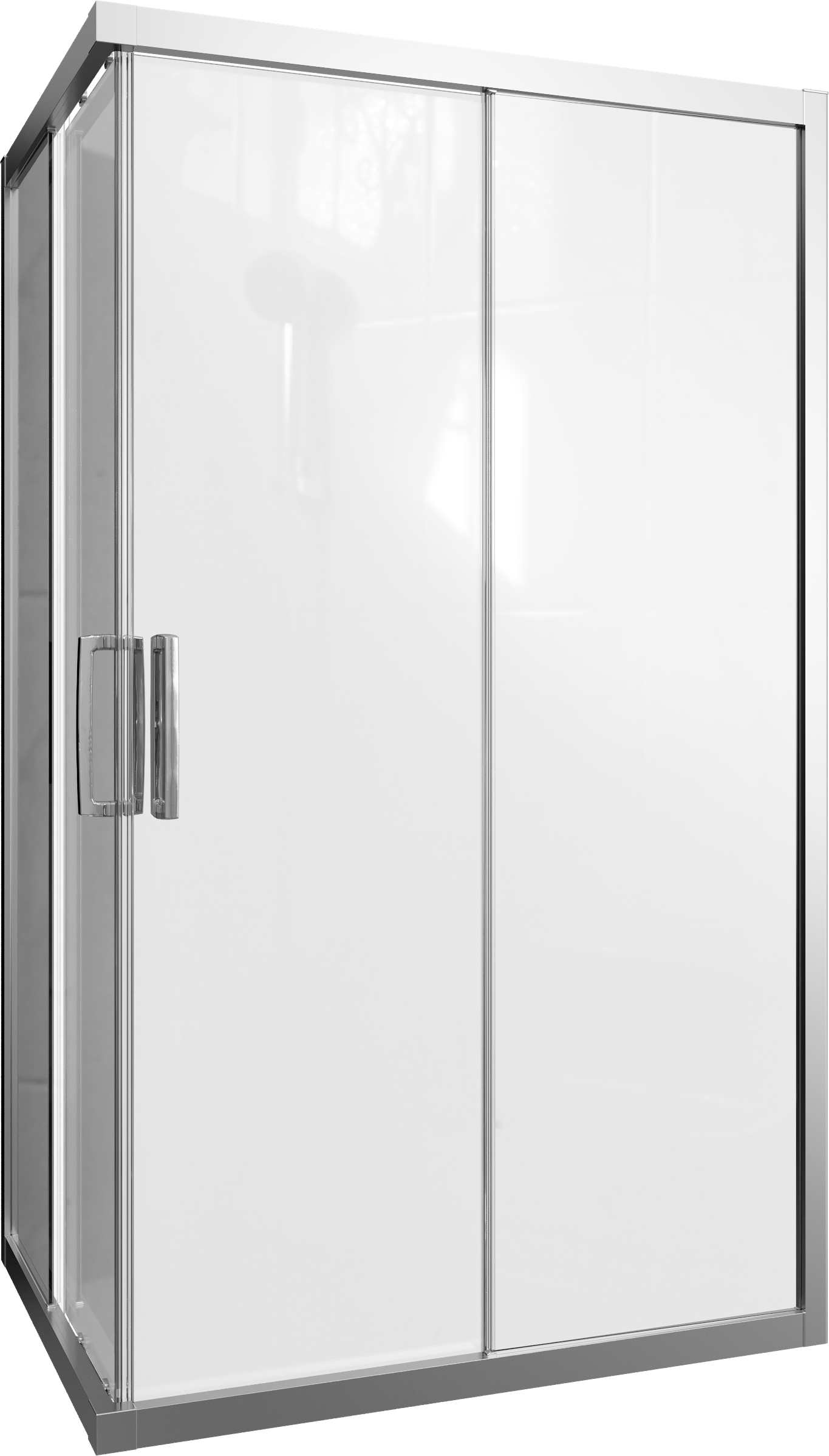купить Душевой уголок STWORKI Карлстад 140x80 см профиль хром матовый