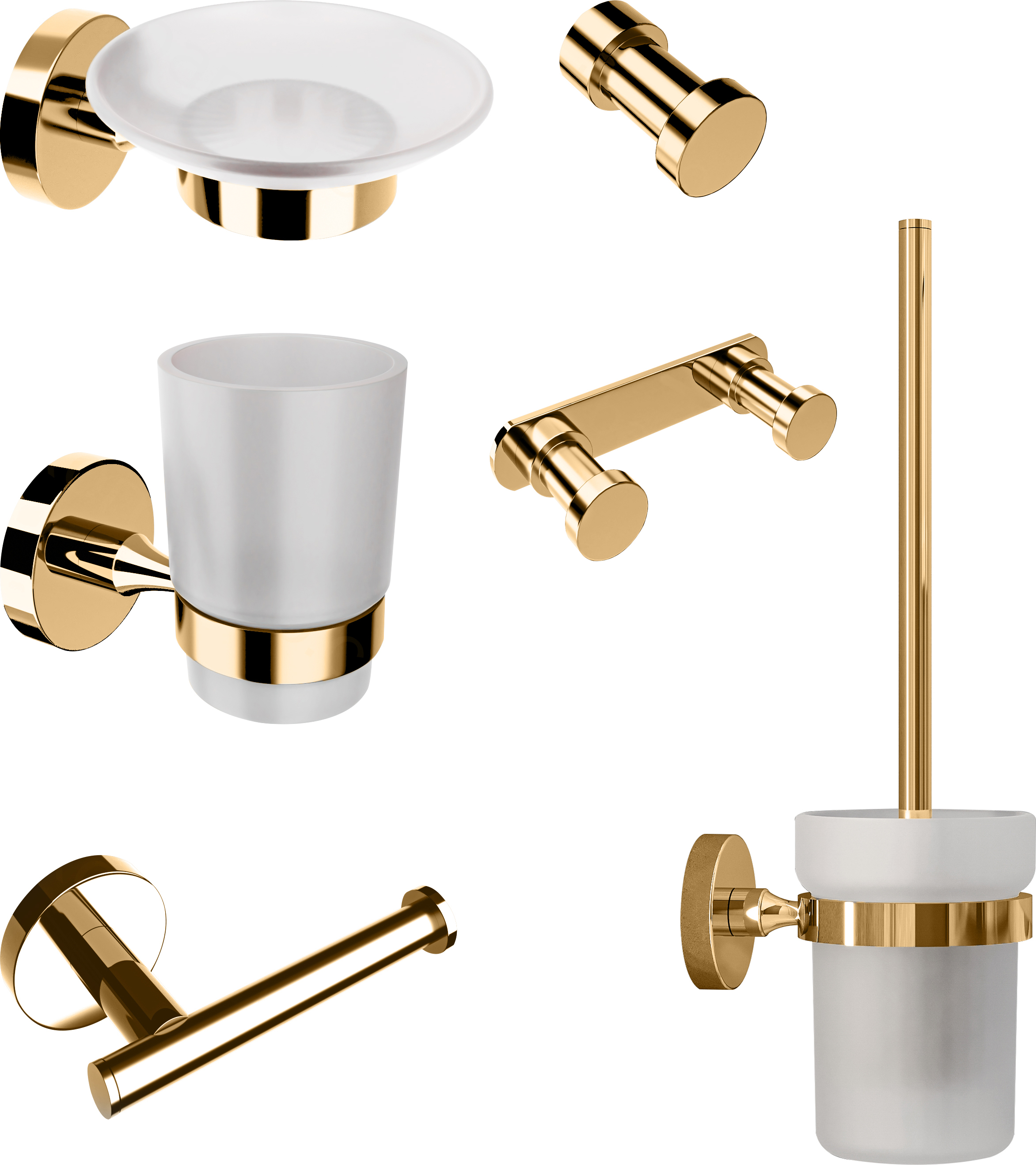 Набор Мыльница DEKOR BANYO Alina Gold A40 405 02 настенная, стеклянная, золото + Стакан A40 406 02 настенный, золото + Ершик A40 6009 02 настенный, золото + Держатель A40 407 02 настенный, золото + Крючок A40 408 01 02 золото + Крючок A40 408 12 золото купить в Тамбове