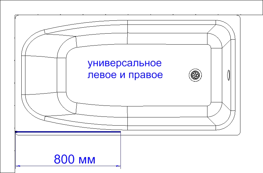 Шторка на ванну DIWO Ростов 4GW010 неподвижная, 80x150, хром купить в Тамбове